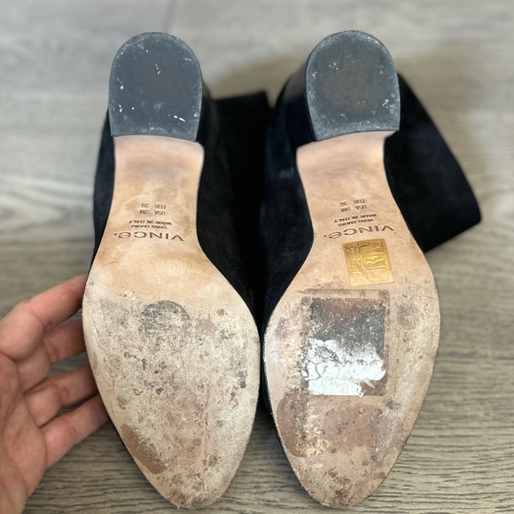 Vince suede block heel boots - Picture 5 of 7